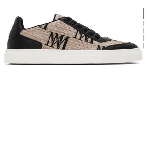 MaxMara Black and Tan Sneakers